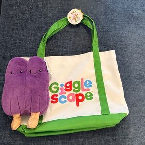 Giggle Scape Popsicle Stuffed Toy and Tote Bag
